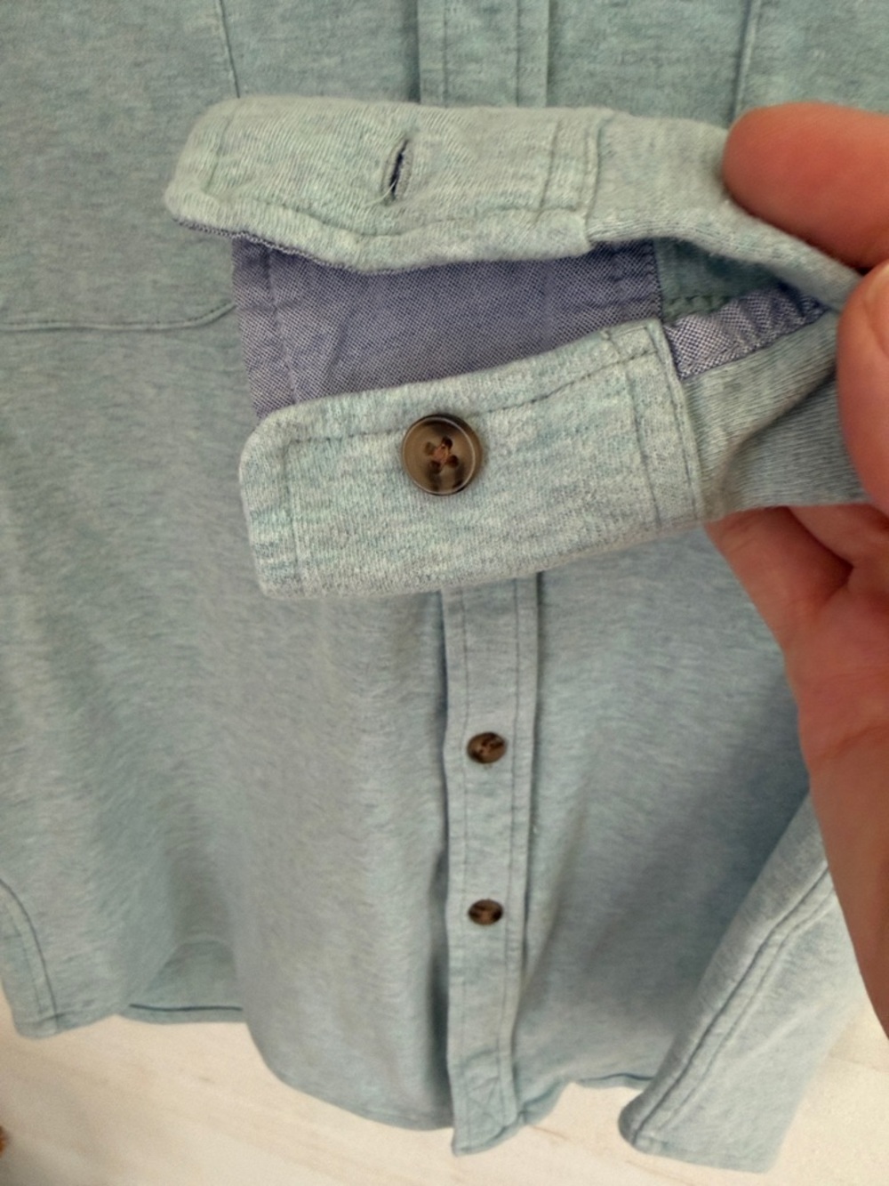 The Black Dog Light Blue Casual Button-Down Shirt - Picture 4 of 10